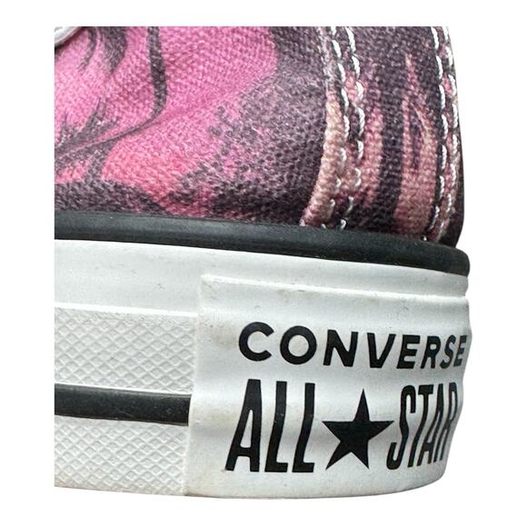 Converse Chuck Taylor High Top Men 7 Women 9 Sunset Palms Tree Shoes Classic - Picture 8 of 10